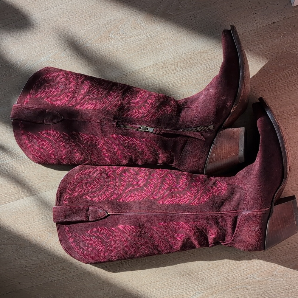 Ariat Women's Maroon Heeled Boots